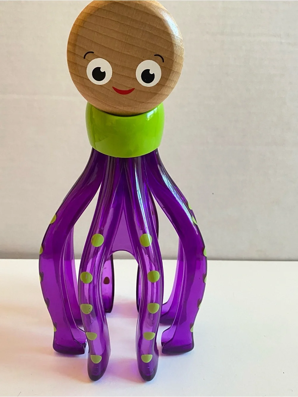 Rare Fisher-Price Wooden Toys Sea Party Octopus Fine Motor Toy Complete 18M+